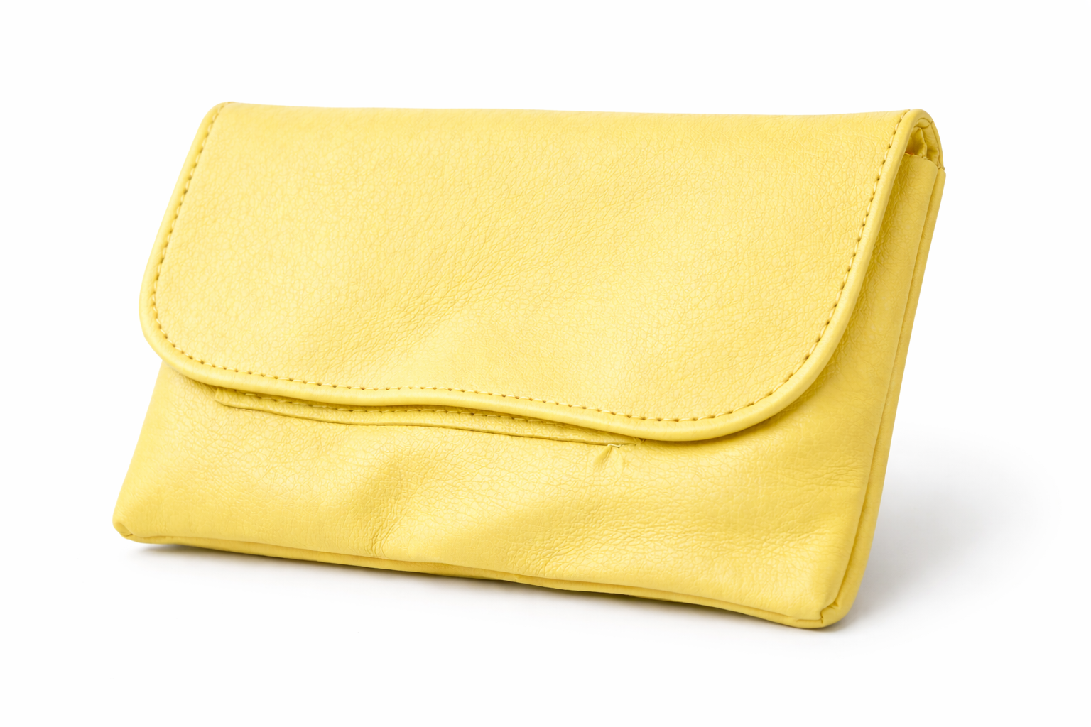 Angelo Leder Tabaktasche in Gelb